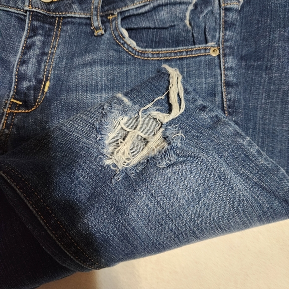 Hollister Dark Blue Straight Leg Jeans - Picture 6 of 10